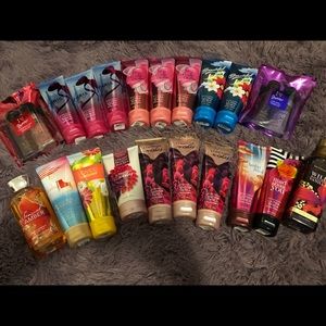 Bath & Body Ultra Shea body creams, etc